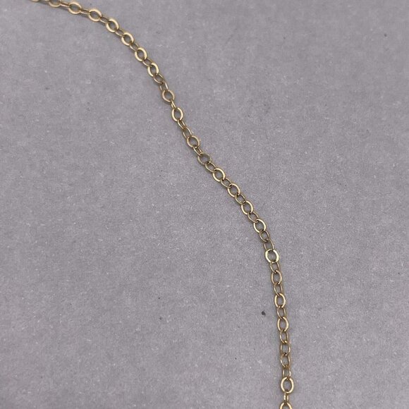 Admiral Row Crescent Moon Pendant Chain Necklace Gold Tone 18 Inches - Picture 6 of 6